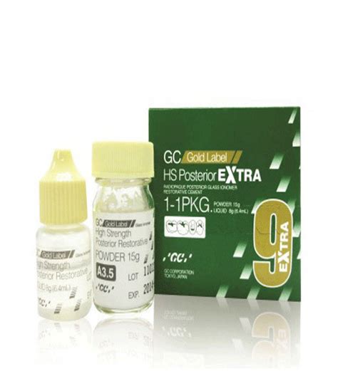 Gc Gold Label 9 High Strength Posterior Restorative Gic Dental Prod