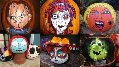 More Amazing Creative Halloween Pumpkin Painting Ideas Scary Home