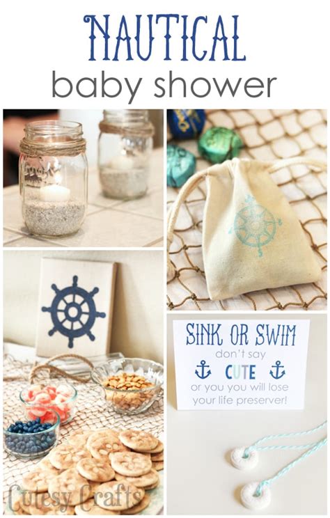 Diy Nautical Baby Shower Cutesy Crafts