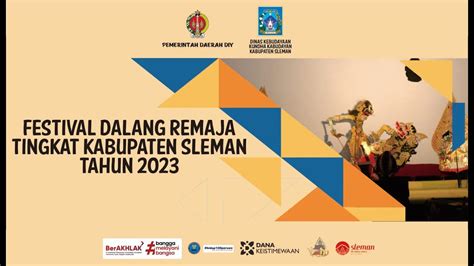 Festival Dalang Remaja Tingkat Kabupaten Sleman Tahun Minggu