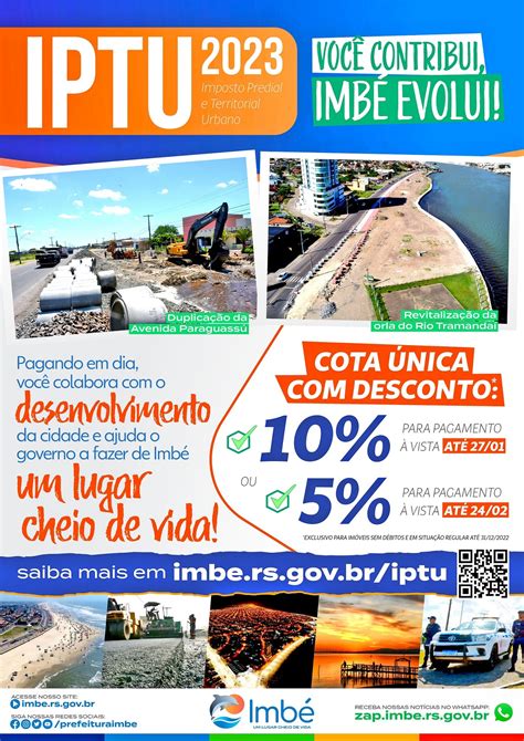 Imb Divulga Calend Rio De Pagamento Do Iptu Tv Nativoos