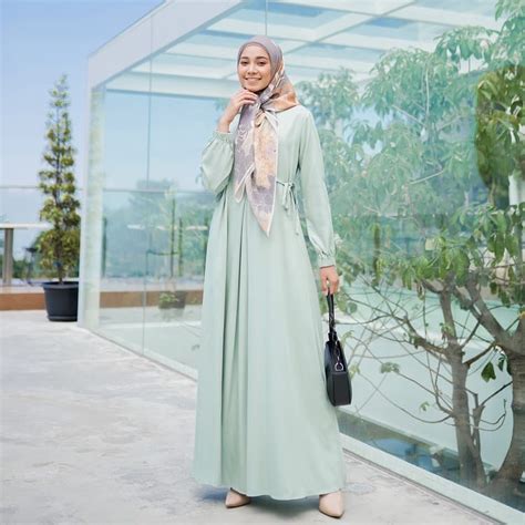 Jual Ayunda Dress Maxy Crinkle Airflow Gamis Polos Wanita Terbaru