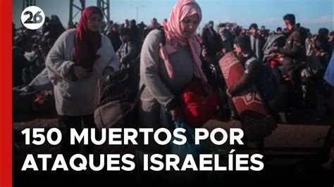 Gaza 150 Muertos Y Más De 300 Heridos Por Ataques Israelíes Durante