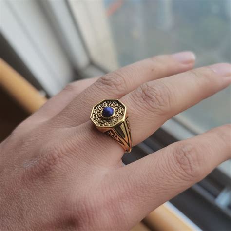 Bague Lapis Lazuli Vintage Chevali Re Prestige