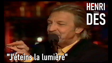 Henri Dès J éteins la lumière Concert à l Olympia 2000 YouTube