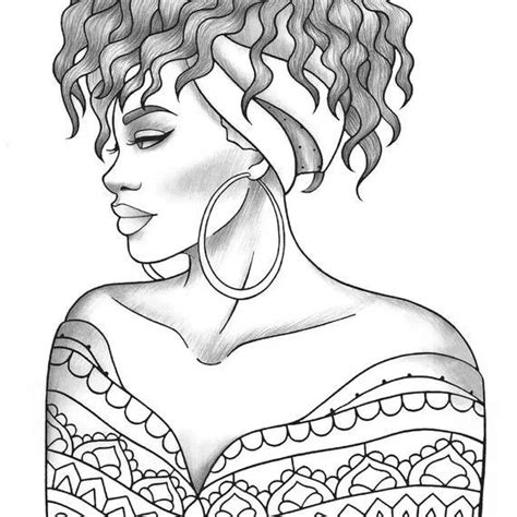 Pin By Ashley Denee On Coloring Pages Drawings Of Black Girls