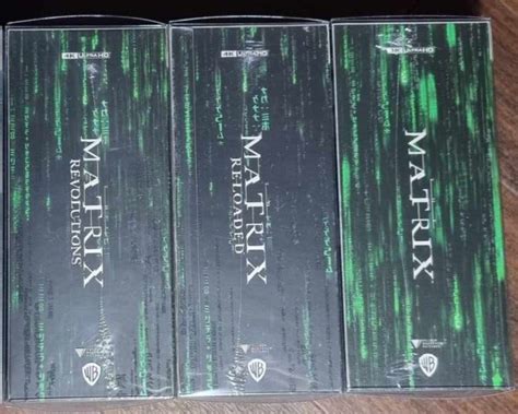 Manta Lab The Matrix Trilogy Steelbook One Clicks X Reloaded