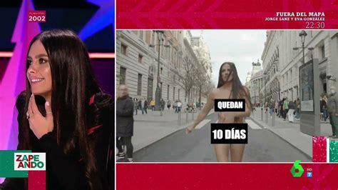 Cristina Pedroche Se Desnuda Por La Calle Para Promocionar Las