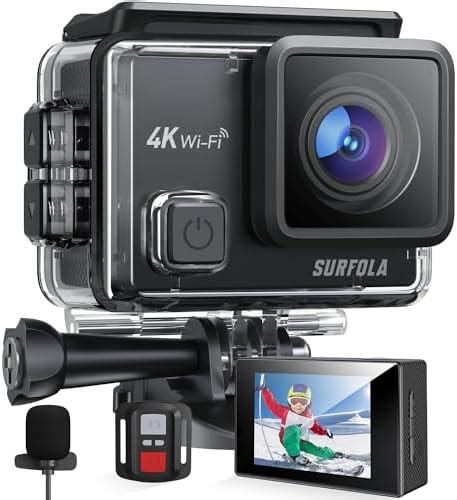 Amazon Co Jp Surfola Sf Action Camera K Fps Mp Eis Image