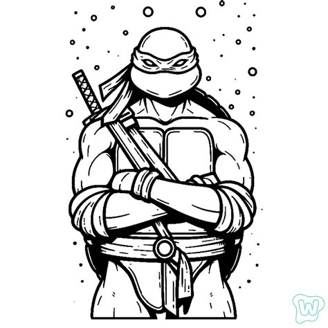 20 Ninja Turtles Coloring Pages Free Pdf Pages