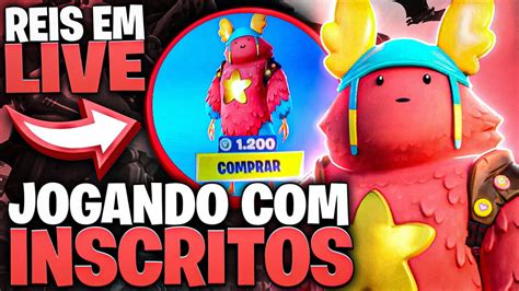 Fortnite Ao Vivo Br Pt Jogando Com Os Inscritos Solo Dupla Trio Squad Vem Pra Live Do