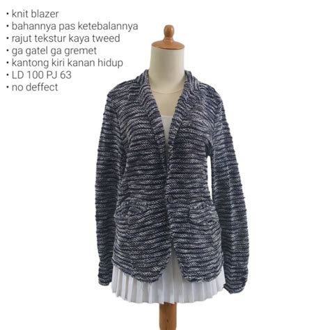 Jual Oversized Outer Knit Cardigan Rajut Graphic Sweater Vest