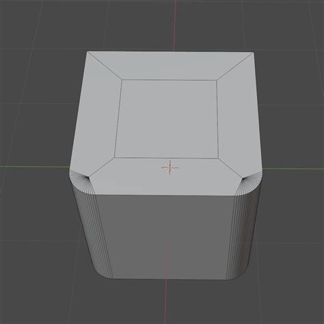 Workflow Bevel The Edges Of A Cube And Then Add New Face To The Top