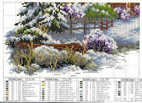 Grande Raccolta Di Schemi E Grafici Per Punto Croce Free Paesaggio