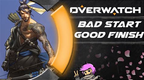 Bad Start Good Finish Overwatch Gold Bow Hanzo Gameplay Youtube