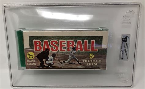 Topps Baseball Empty Display Wax Pack Box Mantle Top Gai Nm Mt