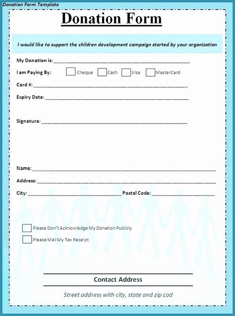 Free Pledge Form Template To Simplify Donations In 2023 Sampletemplates