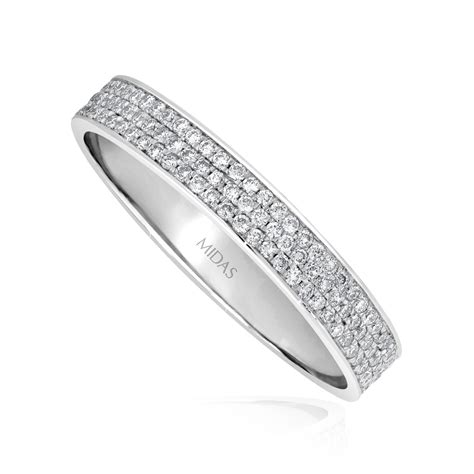 Dainty Round Cut Wedding Ring Store Midas Jewellery