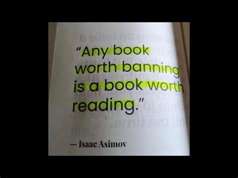 Any Book Worth Banning Is A Book Worth Reading Youtube