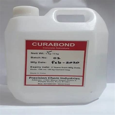 Curabond Superplasticizer Concrete Admixture For Construction