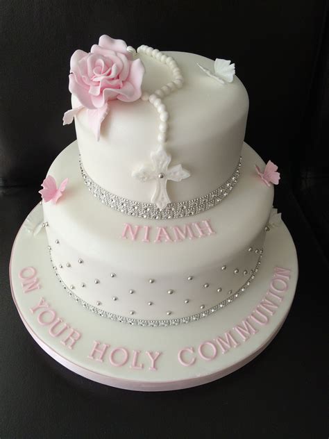 Elegant Holy Communion Cake