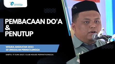 Do A Penutup Sd Unggulan Permatajingga Malang Youtube