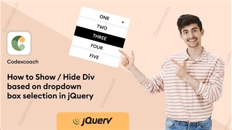 Learn How To Use Jquery To Show Or Hide A Div Based On Dropdown Box