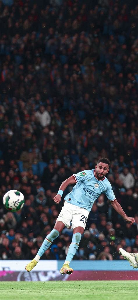 Riyadh Mahrez Wallpaper Manchester City FC Wallpaper Mahrez 4k