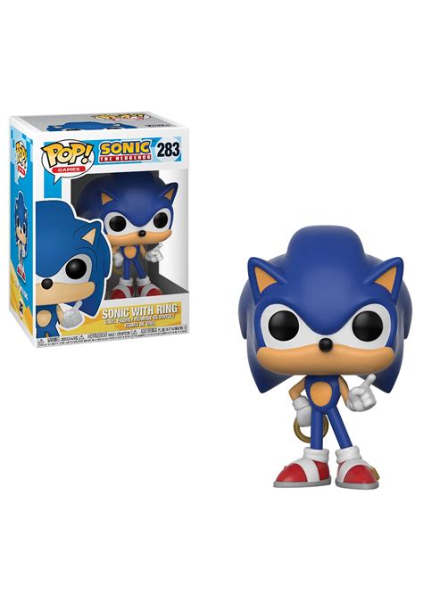 Sonic The Hedgehog Funko POP Vinyl Figure W Ring