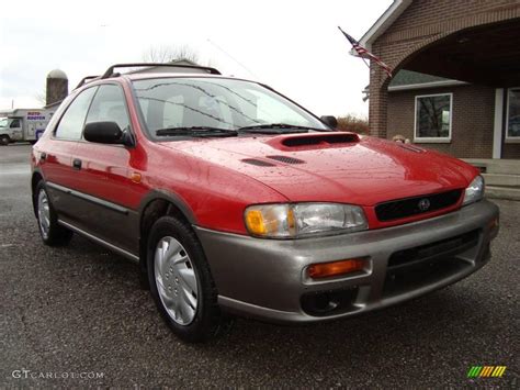 1997 Brilliant Red Subaru Impreza Outback Sport Wagon 22277850 Photo