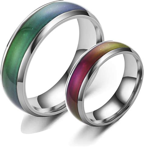 Fine Jewelry Mood Ring Color Change Emotion Feeling Mood Ring