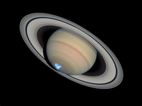 Aurora at Saturns South Pole js - Just Space