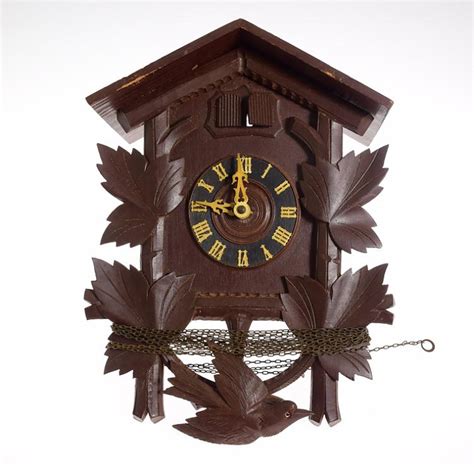 Sold Price Cuckoo Quail Clock Vintage Cuckoo Clock Hubert Herr Black