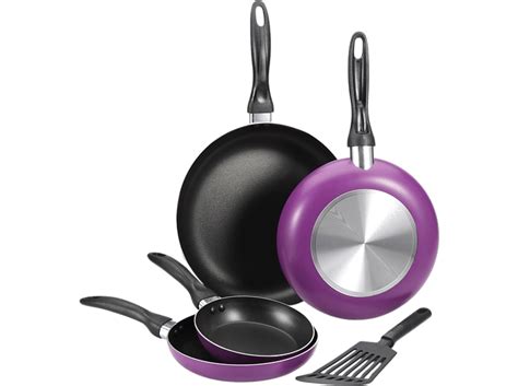 Set De Sartenes San Ignacio SG 6875 Aluminio Morado