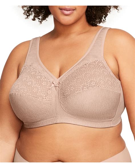 Glamorise Magiclift Moisture Control Wirefree Bra 1064 Womens And Women