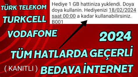 G Nl K Gb Bedava Nternet T M Hatlarda Ge Erl Bedava Nternet