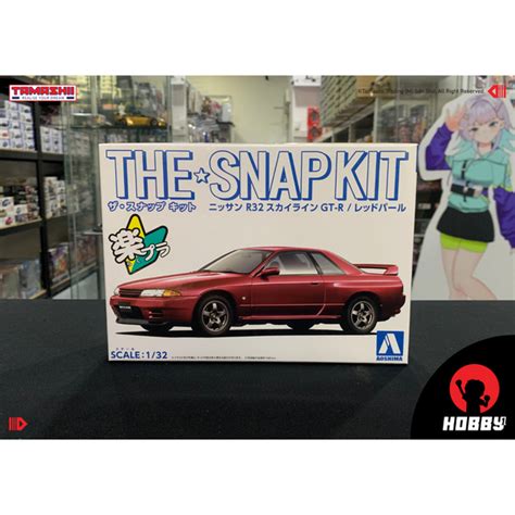 Aoshima The Snap Kit Nissan R Skyline Gt R Red Pearl Scale