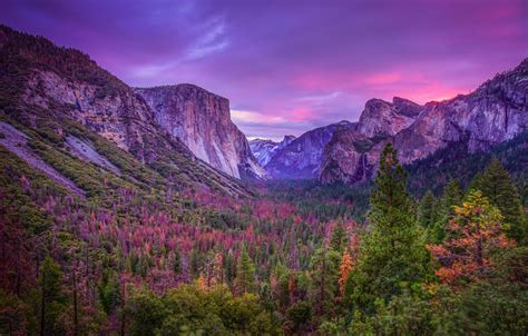 Yosemite National Park Sunset Wallpapers - Wallpaper Cave