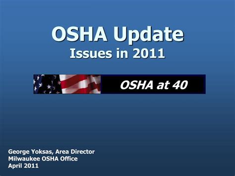 Ppt Osha Update Issues In 2011 Powerpoint Presentation Free Download