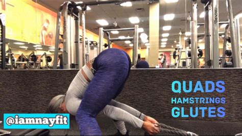 40 Min Quad Hamstrings Glutes Voiceover Youtube