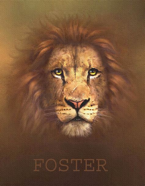 Lion art. lion print lion painting Leo art leo by lewfoster