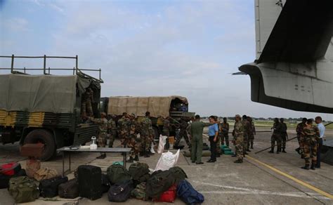 Iaf Launches Flood Relief Operation In Eastern Up And Bihar