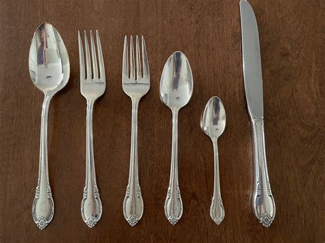 1847 Rogers Bros Silver Plated Flatware Remembrance Pattern Etsy Canada