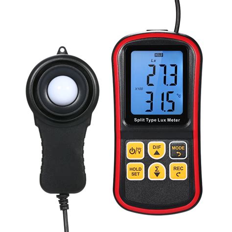 BEM Digital Lux Meter BT Fotómetro Luxmetro Tipo Split LCD Iluminómetro