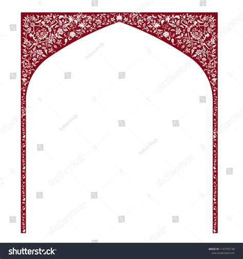 Mughal Frames Vector Over Royalty Free Licensable Stock Vectors