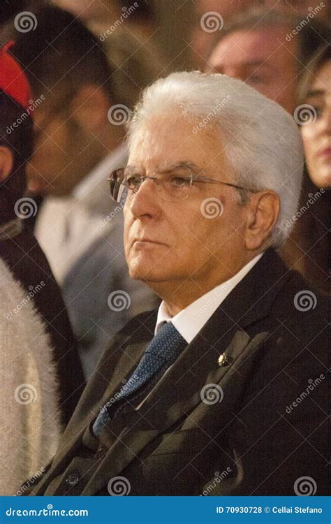 Sergio Mattarella Editorial Stock Photo Image Of Mattarella 70930728