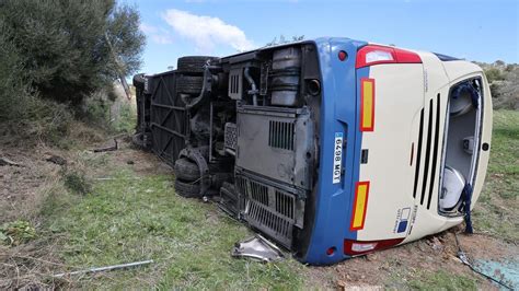 Un Matrimonio Herido En El Accidente Del Autobús Del Imserso El Conductor Frenó Un Poco Tarde