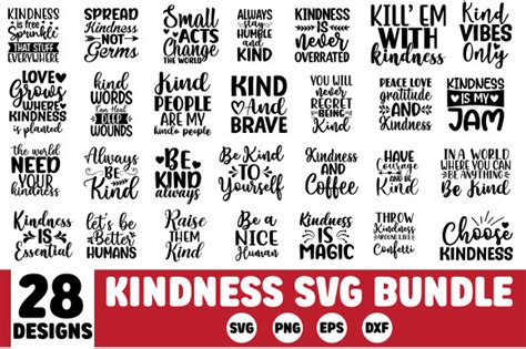 Kindness SVG Bundle Graphic By DesignSquare Creative Fabrica