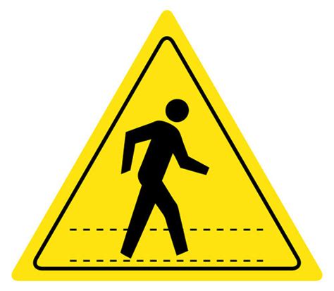 Pedestrian Walkway Sign, 5S Signs, Floor Signs, Wall Signs -Custom ...