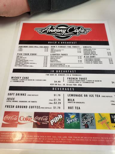 Ankeny Cafe Menu Reviews And Photos 310 S Ankeny Blvd Ankeny Ia